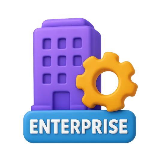 Enterprise application development illustration